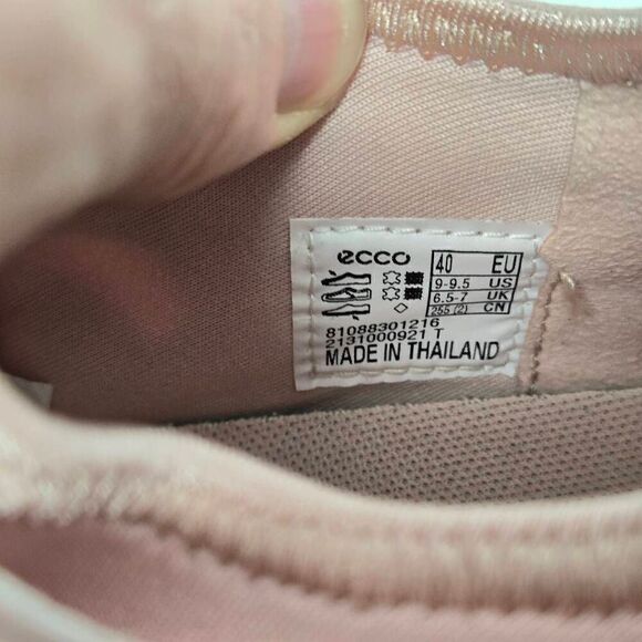 ECCO ELO PHORENE WOMENS ATHLETIC SNEAKER SHOES SILVER PINK SIZE 40 EU 9 US - Picture 5 of 10